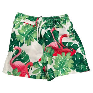 Janie and Jack Flamingo Swim Suit Trunks